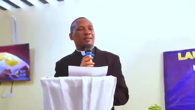 Rev. Dr. Kimaro at the launch.
